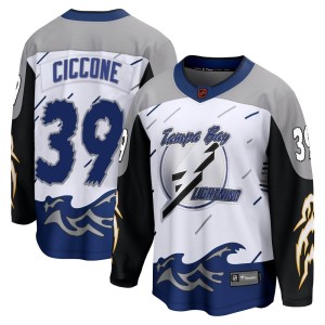 Enrico Ciccone Youth Fanatics Branded Tampa Bay Lightning Breakaway White Special Edition 2.0 Jersey