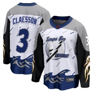 Fredrik Claesson Youth Fanatics Branded Tampa Bay Lightning Breakaway White Special Edition 2.0 Jersey