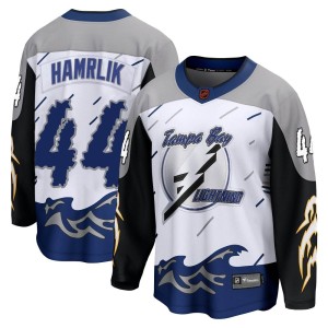 Roman Hamrlik Youth Fanatics Branded Tampa Bay Lightning Breakaway White Special Edition 2.0 Jersey