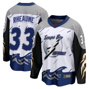 Manon Rheaume Youth Fanatics Branded Tampa Bay Lightning Breakaway White Special Edition 2.0 Jersey