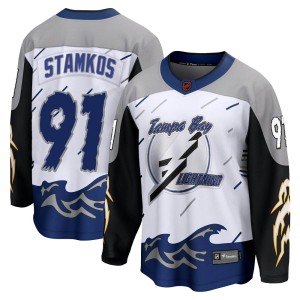 Steven Stamkos Youth Fanatics Branded Tampa Bay Lightning Breakaway White Special Edition 2.0 Jersey