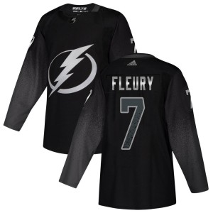 Haydn Fleury Youth Adidas Tampa Bay Lightning Authentic Black Alternate Jersey