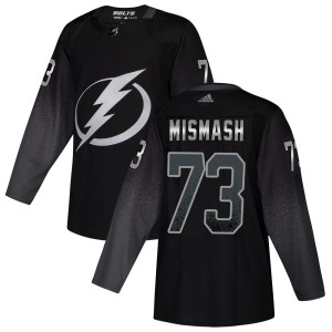 Grant Mismash Youth Adidas Tampa Bay Lightning Authentic Black Alternate Jersey