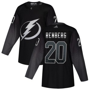 Mikael Renberg Youth Adidas Tampa Bay Lightning Authentic Black Alternate Jersey