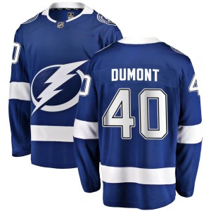 Gabriel Dumont Men's Fanatics Branded Tampa Bay Lightning Breakaway Blue Home Jersey