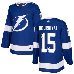 Michael Bournival Men's Adidas Tampa Bay Lightning Authentic Blue Home Jersey