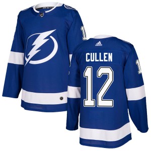 John Cullen Men's Adidas Tampa Bay Lightning Authentic Blue Home Jersey