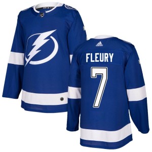 Haydn Fleury Men's Adidas Tampa Bay Lightning Authentic Blue Home Jersey