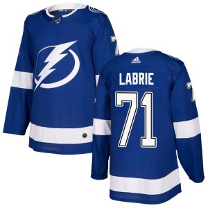 Pierre-Cedric Labrie Men's Adidas Tampa Bay Lightning Authentic Blue Home Jersey