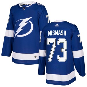 Grant Mismash Men's Adidas Tampa Bay Lightning Authentic Blue Home Jersey