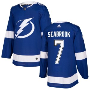 Brent Seabrook Men's Adidas Tampa Bay Lightning Authentic Blue Home Jersey
