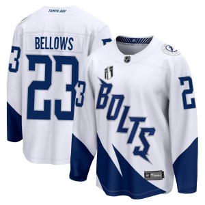 Brian Bellows Youth Fanatics Branded Tampa Bay Lightning Breakaway White 2022 Stadium Series 2022 Stanley Cup Final Jersey