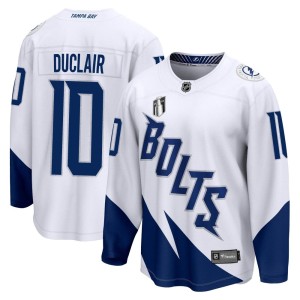 Anthony Duclair Youth Fanatics Branded Tampa Bay Lightning Breakaway White 2022 Stadium Series 2022 Stanley Cup Final Jersey