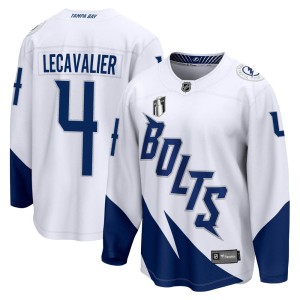 Vincent Lecavalier Youth Fanatics Branded Tampa Bay Lightning Breakaway White 2022 Stadium Series 2022 Stanley Cup Final Jersey