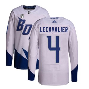 Vincent Lecavalier Youth Adidas Tampa Bay Lightning Authentic White 2022 Stadium Series Primegreen 2022 Stanley Cup Final Jersey