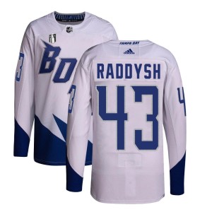 Darren Raddysh Youth Adidas Tampa Bay Lightning Authentic White 2022 Stadium Series Primegreen 2022 Stanley Cup Final Jersey
