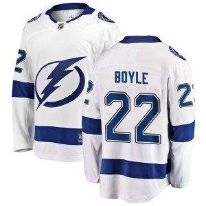 Dan Boyle Youth Fanatics Branded Tampa Bay Lightning Breakaway White Away Jersey