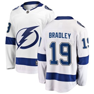 Brian Bradley Youth Fanatics Branded Tampa Bay Lightning Breakaway White Away Jersey