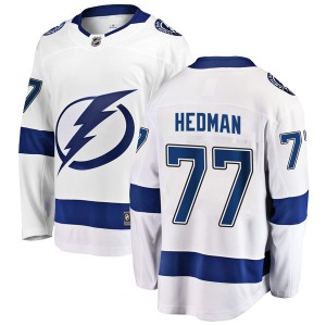 Victor Hedman Youth Fanatics Branded Tampa Bay Lightning Breakaway White Away Jersey