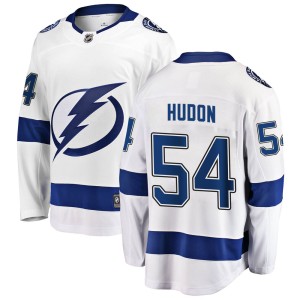 Charles Hudon Youth Fanatics Branded Tampa Bay Lightning Breakaway White Away Jersey