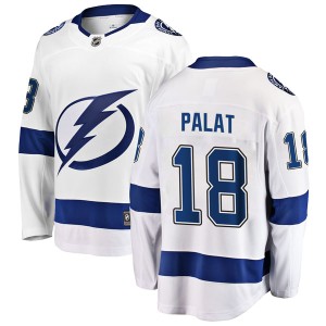 Ondrej Palat Youth Fanatics Branded Tampa Bay Lightning Breakaway White Away Jersey