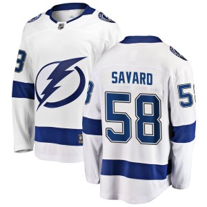 David Savard Youth Fanatics Branded Tampa Bay Lightning Breakaway White Away Jersey