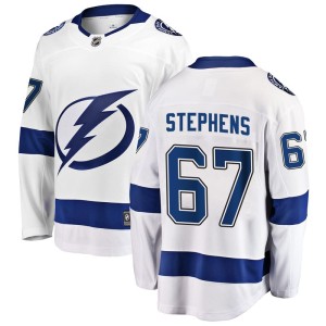 Mitchell Stephens Youth Fanatics Branded Tampa Bay Lightning Breakaway White Away Jersey