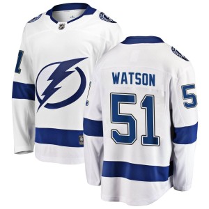 Austin Watson Youth Fanatics Branded Tampa Bay Lightning Breakaway White Away Jersey