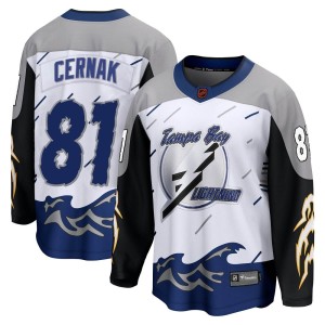Erik Cernak Men's Fanatics Branded Tampa Bay Lightning Breakaway White Special Edition 2.0 Jersey