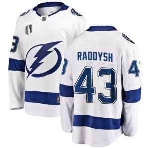 Darren Raddysh Men's Fanatics Branded Tampa Bay Lightning Breakaway White Away 2022 Stanley Cup Final Jersey