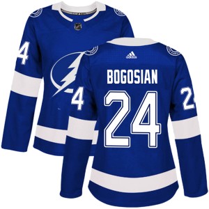 Zach Bogosian Women's Adidas Tampa Bay Lightning Authentic Blue Home Jersey