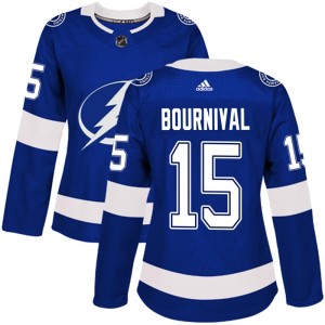 Michael Bournival Women's Adidas Tampa Bay Lightning Authentic Blue Home Jersey