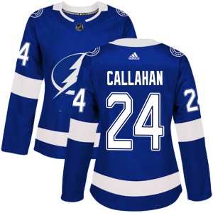 Ryan Callahan Women's Adidas Tampa Bay Lightning Authentic Blue Home Jersey