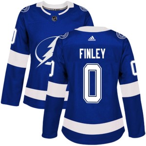 Jack Finley Women's Adidas Tampa Bay Lightning Authentic Blue Home Jersey