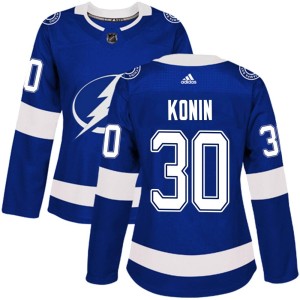 Kyle Konin Women's Adidas Tampa Bay Lightning Authentic Blue Home Jersey