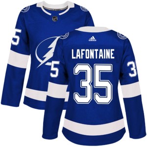 Jack LaFontaine Women's Adidas Tampa Bay Lightning Authentic Blue Home Jersey