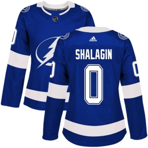 Mikhail Shalagin Women's Adidas Tampa Bay Lightning Authentic Blue Home Jersey