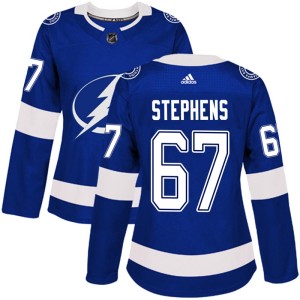 Mitchell Stephens Women's Adidas Tampa Bay Lightning Authentic Blue Home Jersey