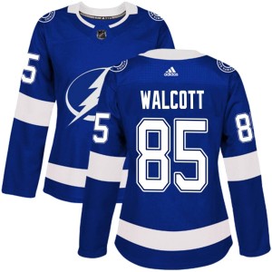 Daniel Walcott Women's Adidas Tampa Bay Lightning Authentic Blue Home Jersey