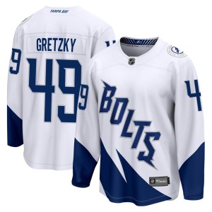 Brent Gretzky Men's Fanatics Branded Tampa Bay Lightning Breakaway White 2022 Stadium Series Jersey