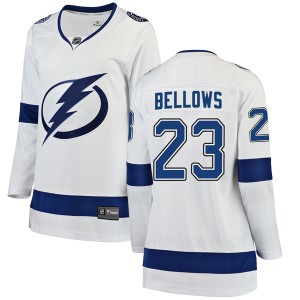 Brian Bellows Women's Fanatics Branded Tampa Bay Lightning Breakaway White Away Jersey