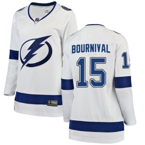 Michael Bournival Women's Fanatics Branded Tampa Bay Lightning Breakaway White Away Jersey