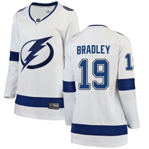 Brian Bradley Women's Fanatics Branded Tampa Bay Lightning Breakaway White Away Jersey