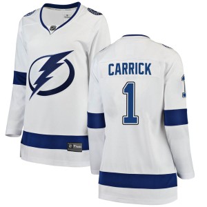 Trevor Carrick Women's Fanatics Branded Tampa Bay Lightning Breakaway White Away Jersey