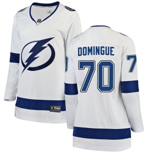 Louis Domingue Women's Fanatics Branded Tampa Bay Lightning Breakaway White Away Jersey