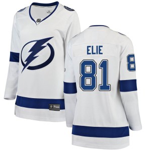 Remi Elie Women's Fanatics Branded Tampa Bay Lightning Breakaway White Away Jersey