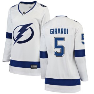 Dan Girardi Women's Fanatics Branded Tampa Bay Lightning Breakaway White Away Jersey