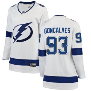 Gage Goncalves Women's Fanatics Branded Tampa Bay Lightning Breakaway White Away Jersey