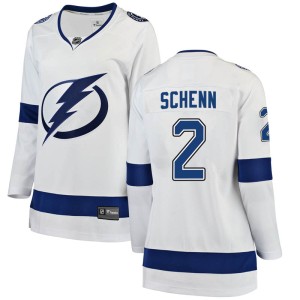 Luke Schenn Women's Fanatics Branded Tampa Bay Lightning Breakaway White Away Jersey