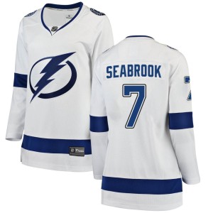 Brent Seabrook Women's Fanatics Branded Tampa Bay Lightning Breakaway White Away Jersey